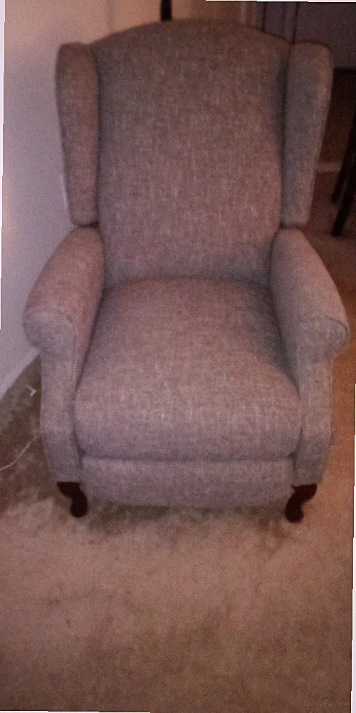 2 living room recliners that i had reupholstered
