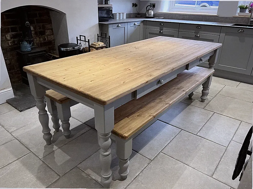 8ft Farmhouse Table