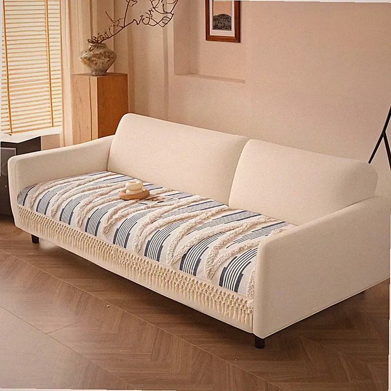 Vclife Farmhouse Couch Cover For Sofa Non Slip Washable Sofa Cover For Dogs
